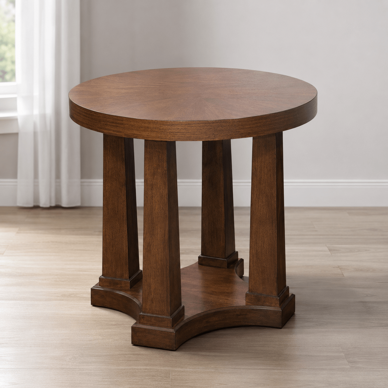 Rustic Plains Round End Table