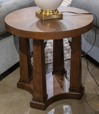Rustic Plains Round End Table