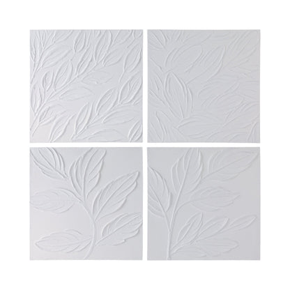 S/4 20X20 MAEVE HANDPAINTED DIMENSIONAL WALL ART