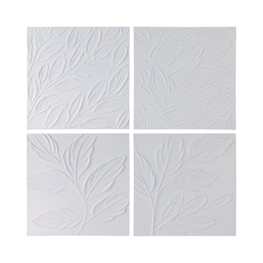 S/4 20X20 MAEVE HANDPAINTED DIMENSIONAL WALL ART