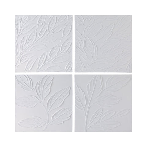 S/4 20X20 MAEVE HANDPAINTED DIMENSIONAL WALL ART