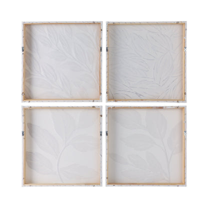 S/4 20X20 MAEVE HANDPAINTED DIMENSIONAL WALL ART