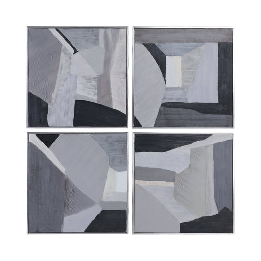 S/4 20x20 Triana Handpainted Wall Art