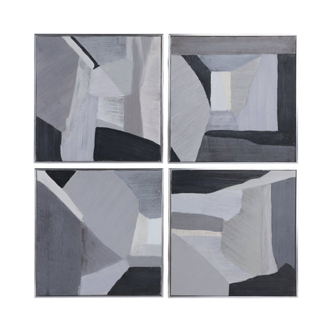 S/4 20x20 Triana Handpainted Wall Art