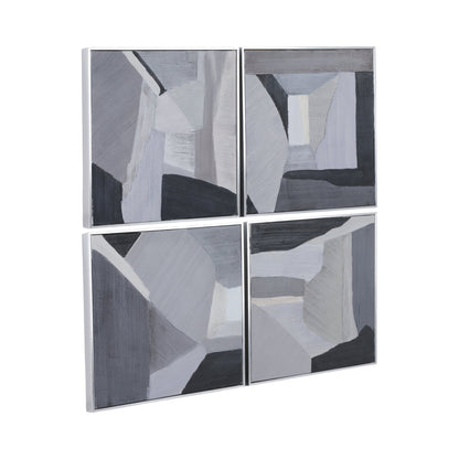 S/4 20x20 Triana Handpainted Wall Art