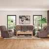 Scranto Reclining Sofa & Loveseat with Free Recliner