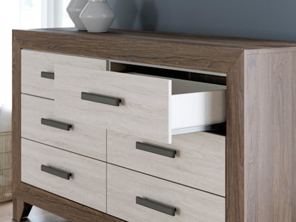 Laigmeyer Six Drawer Dresser and Mirror