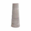 Shelvin 3d Printed Porcelain Vase, Multi |EV21283-01