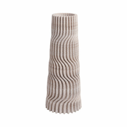 Shelvin 3d Printed Porcelain Vase, Multi |EV21283-02