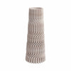 Shelvin 3d Printed Porcelain Vase, Multi |EV21283-02