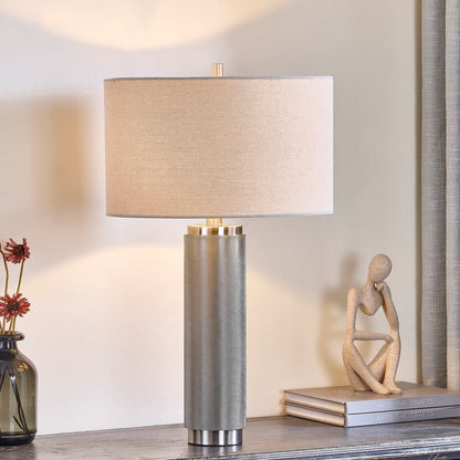24"H Silver Nostalgia Table Lamp
