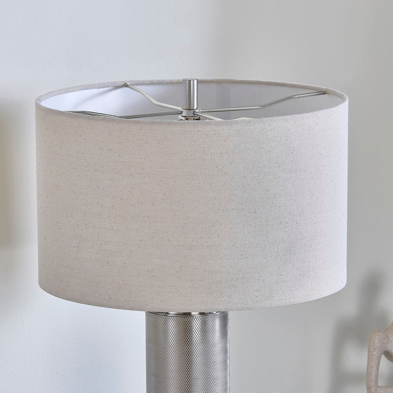 24"H Silver Nostalgia Table Lamp