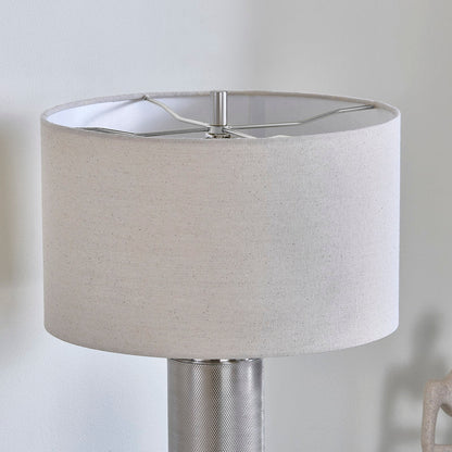 24"H Silver Nostalgia Table Lamp