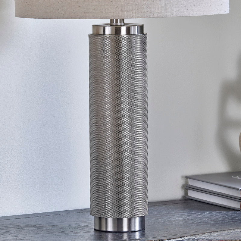 24"H Silver Nostalgia Table Lamp