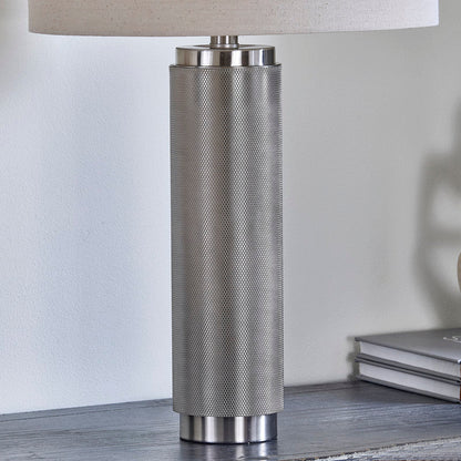 24"H Silver Nostalgia Table Lamp