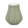 Somerset 3d Printed Vase, Oil Green |EV20076-01