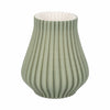 Somerset 3d Printed Vase, Oil Green |EV20076-02