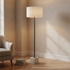 Square Marble Base Floor Lamp