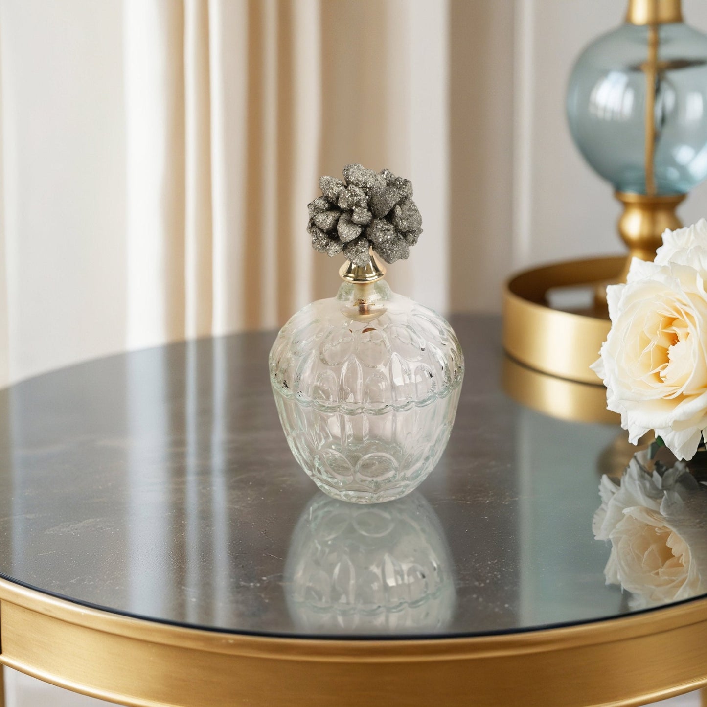 Stella Stone And Glass Jar |EV20126-02