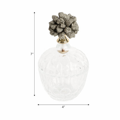 Stella Stone And Glass Jar |EV20126-02