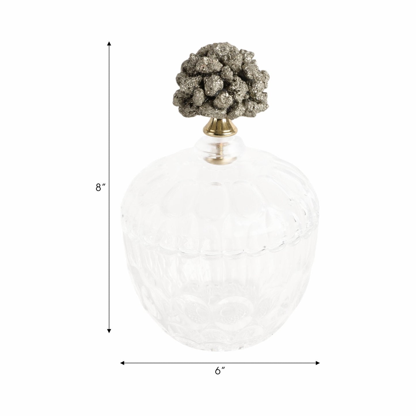 Stella Stone And Glass Jar |EV20126-02