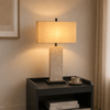 Travertine Beige Table Lamp Luma Stone Collection