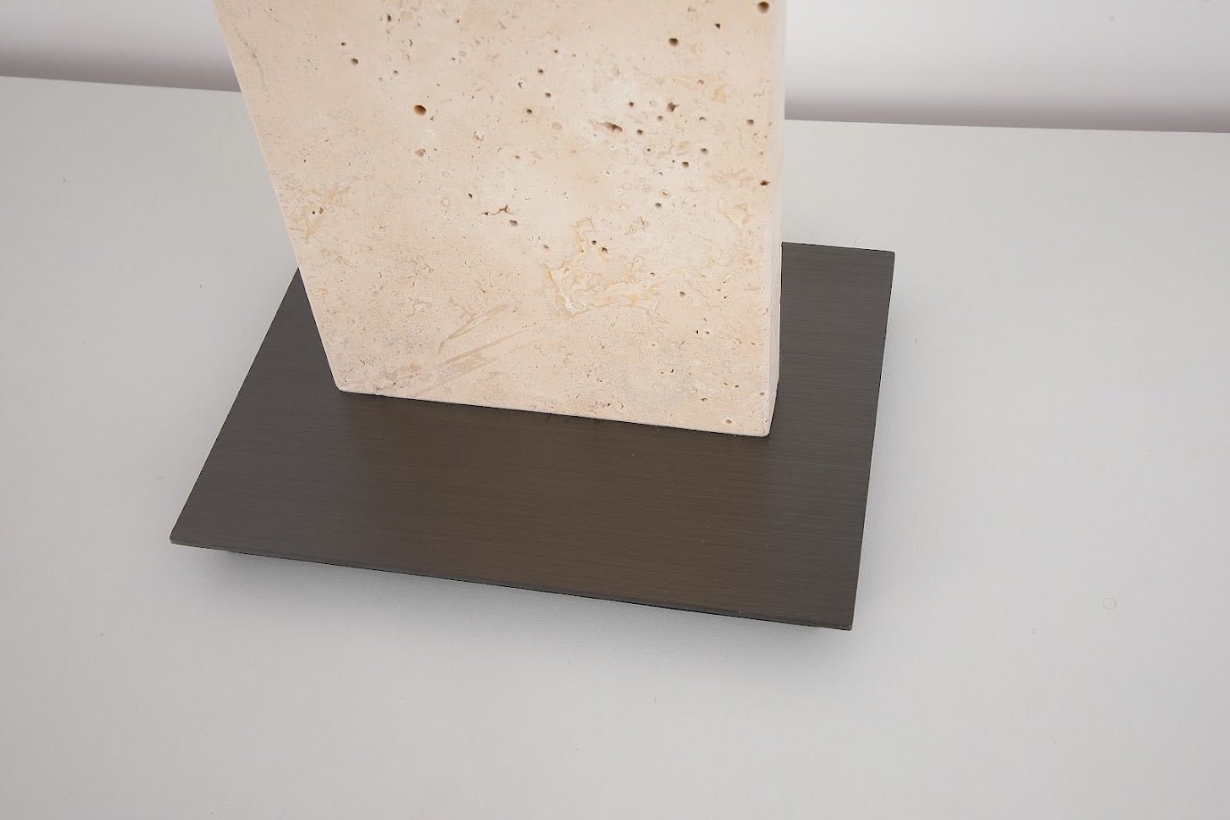 Travertine Beige Table Lamp Luma Stone Collection