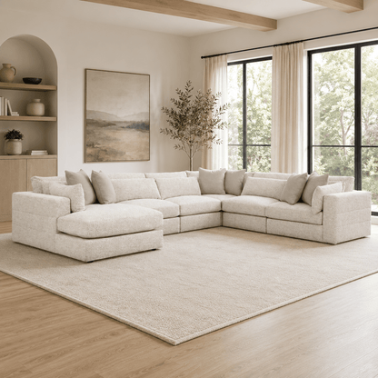 Stonecroft Manor 5-Piece Sectional with Chaise