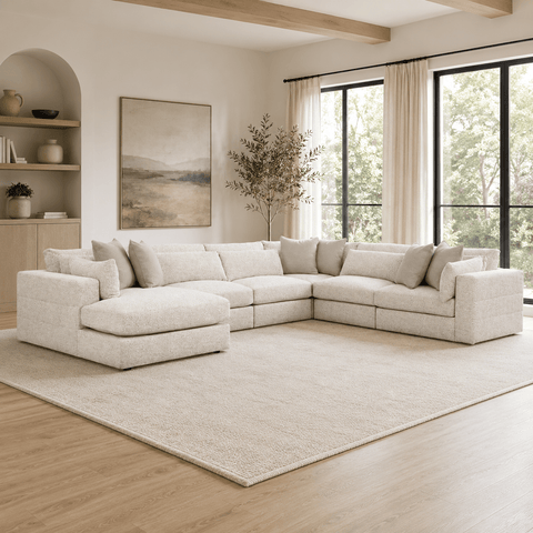 Stonecroft Manor 5-Piece Sectional with Chaise