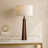 TABLE LAMP W / ROUND SHADE