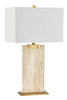 Topaz Travertine Table Lamp