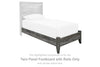 TWIN PANEL FOOTBOARD W/RAILS