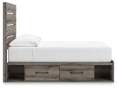 Ashley Homestore | Urbanoore Full Panel Bed with Storage