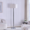 72'H Lumar Silver Metal Floor Lamp