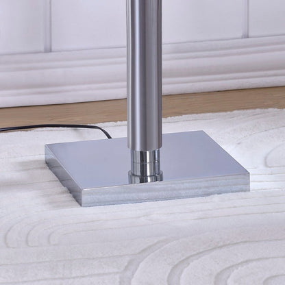72'H Lumar Silver Metal Floor Lamp