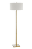 72'H Lumar Gold Metal Floor Lamp