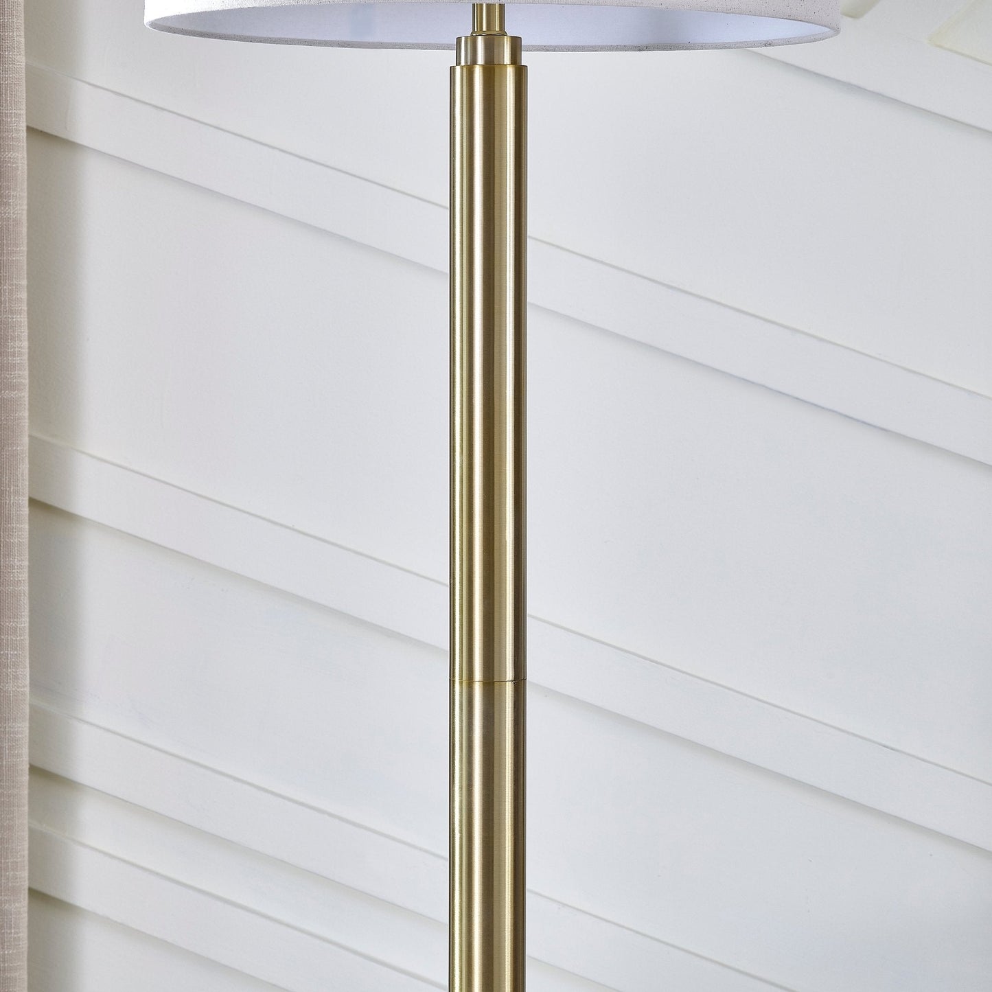 72'H Lumar Gold Metal Floor Lamp