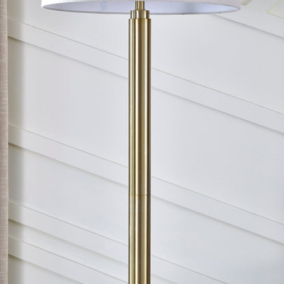 72'H Lumar Gold Metal Floor Lamp