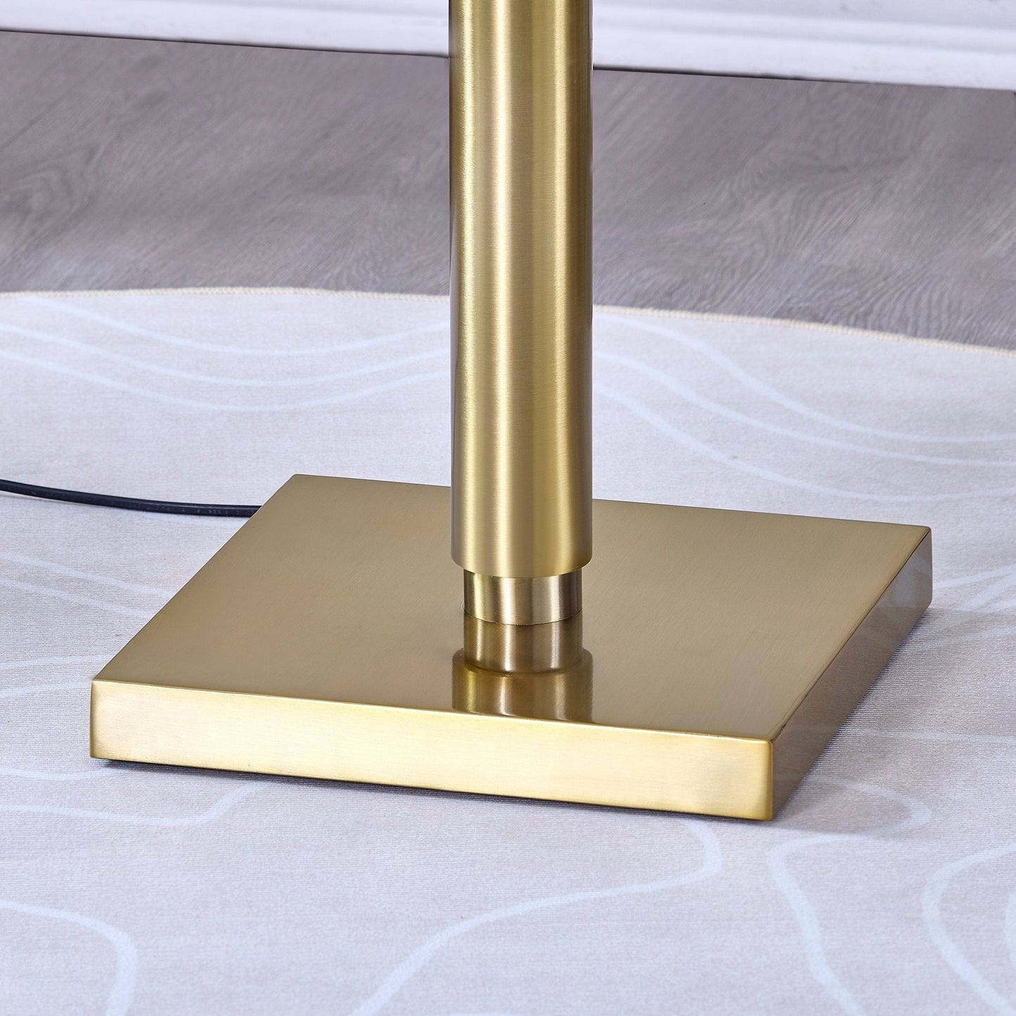 72'H Lumar Gold Metal Floor Lamp