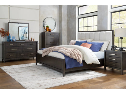 Westonfort King Upholstered Panel Bed