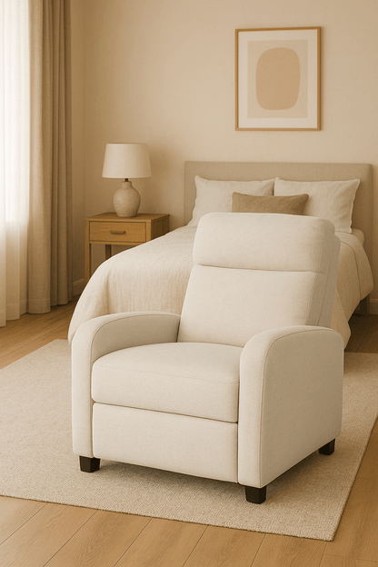 White Musk High Leg Recliner