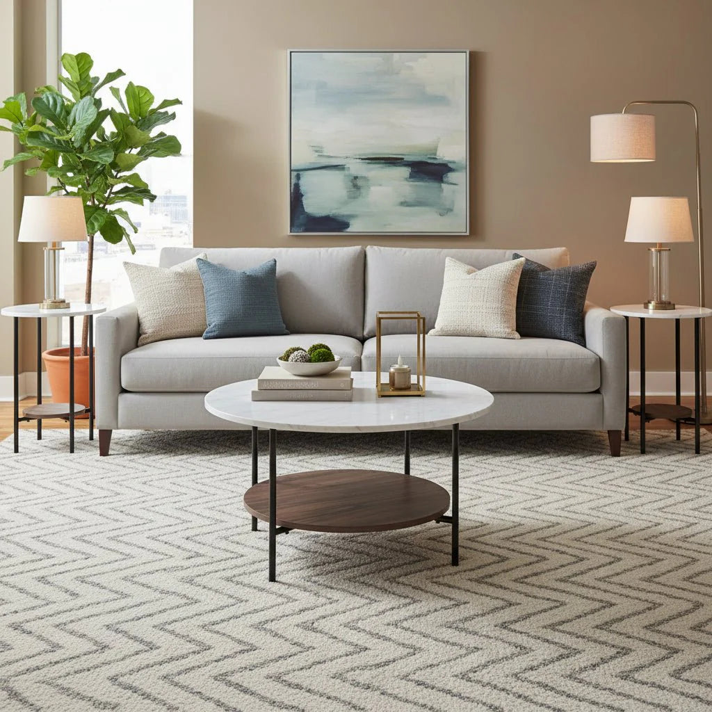 Padova Sofa Set with Free Wrenwich Occasional Table Set (3/CN) |33773-T167-13