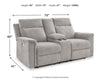 Barnsana Power Reclining Loveseat with Console