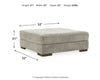 Bayless Oversized Accent Ottoman