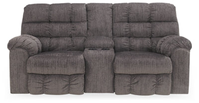 Acieona Reclining Loveseat with Console