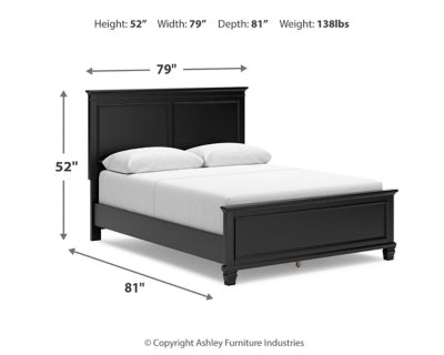 Lanolee Queen Panel Bed