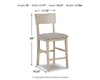 Waylowe Counter Height Bar Stool
