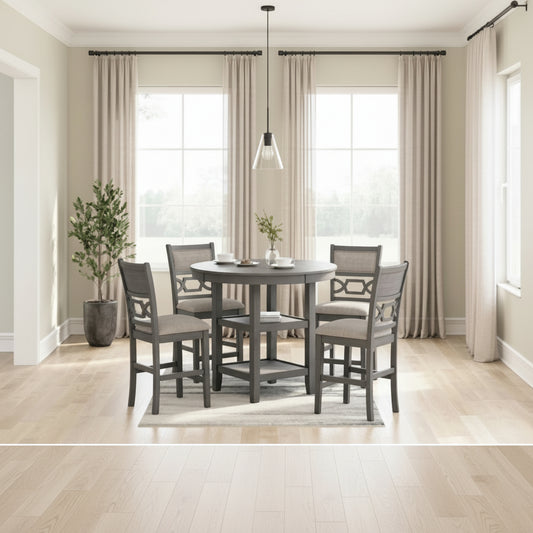 Wrenning Counter Height Dining Table and 4 Barstools (Set of 5)