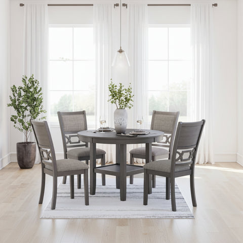 Wrenning Dining Table and 4 Chairs (Set of 5)